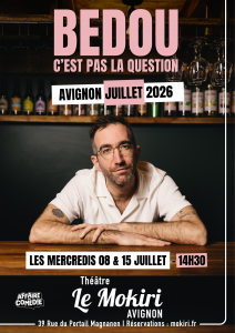 Affiche chartée bedou